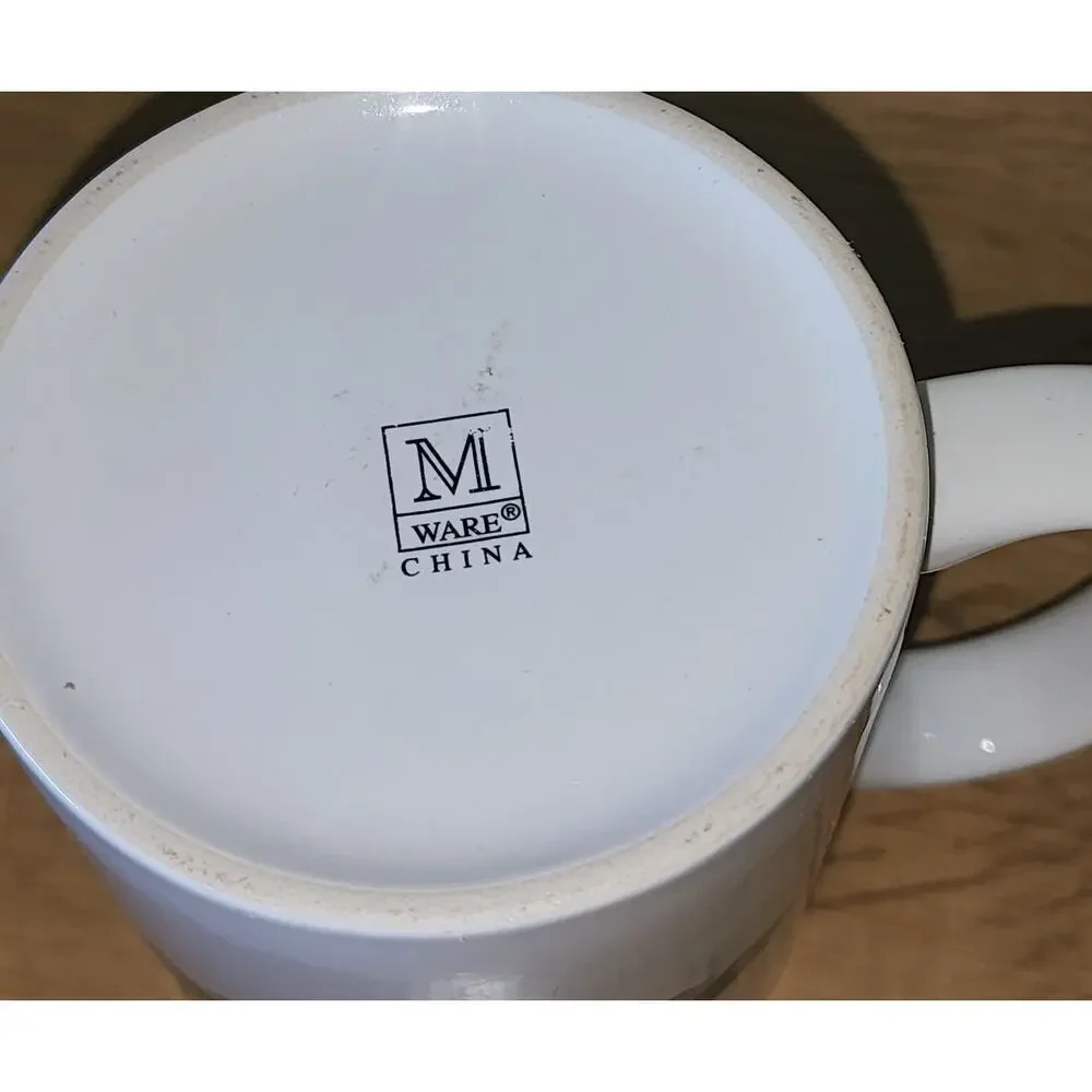 Vintage Black Hills South Dakota Mt. Rushmore Souvenir Coffee Mug White & Black